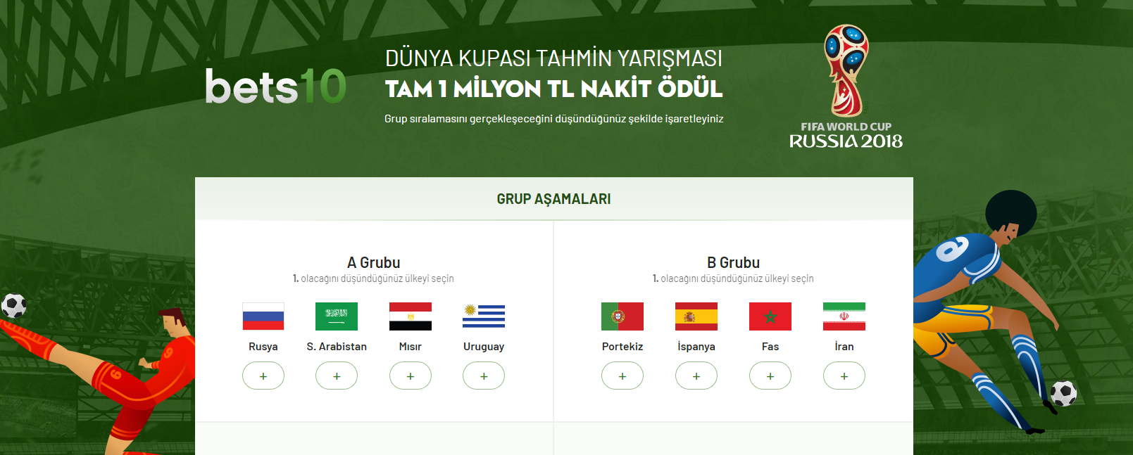 Bets10'dan Dünya Kupasın'a 1 Milyon TL Dev Ödül